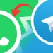 انتقال مخاطبان از تلگرام به واتساپ